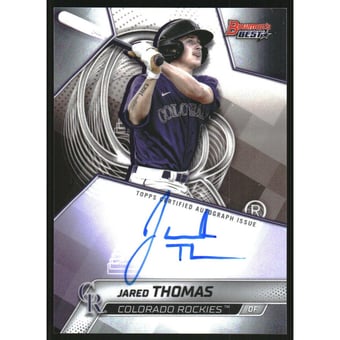 2025 Bowman's Best Best of '25 Autographs #B25JTH Jared Thomas