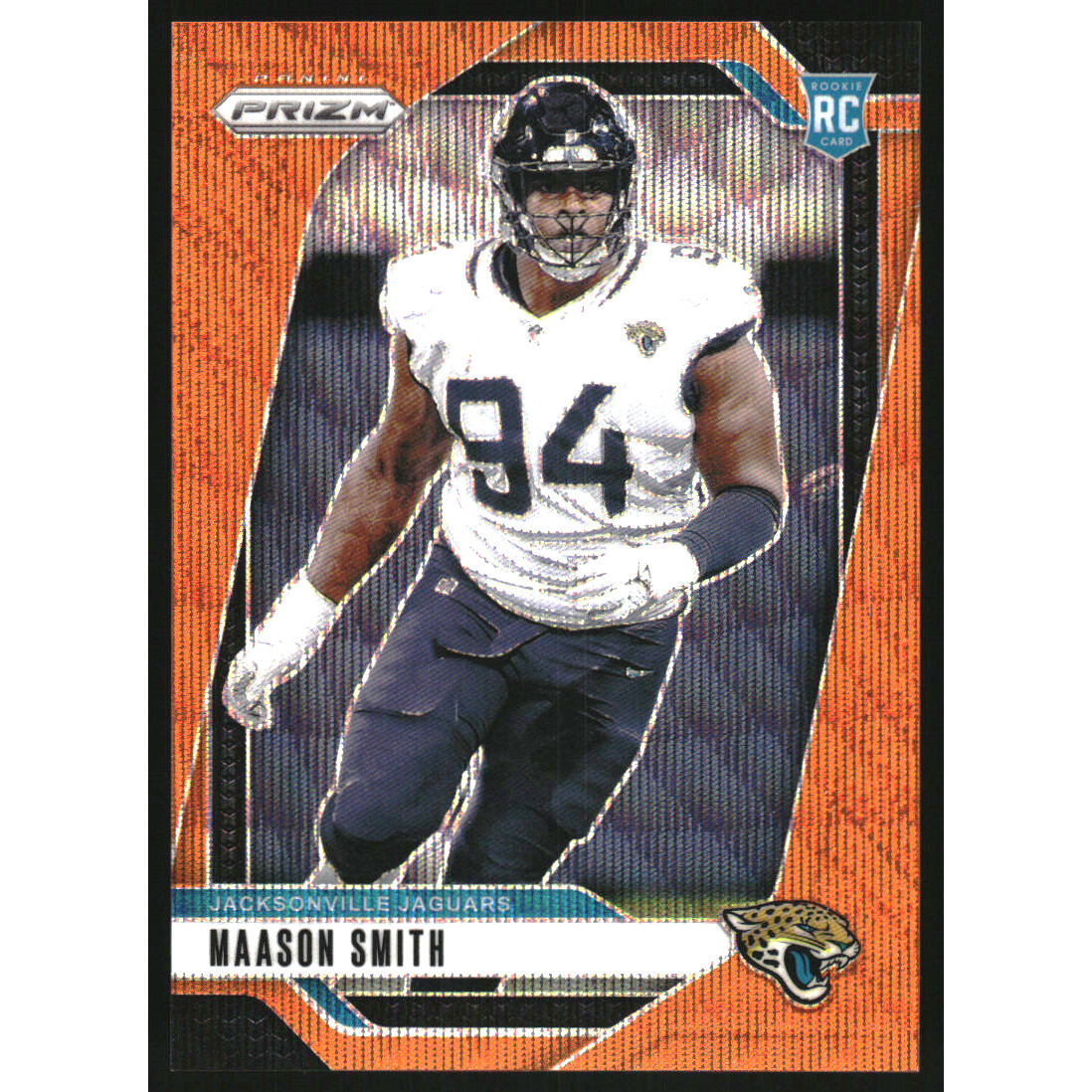 2024 Panini Prizm Prizms Orange Wave #368 Maason Smith