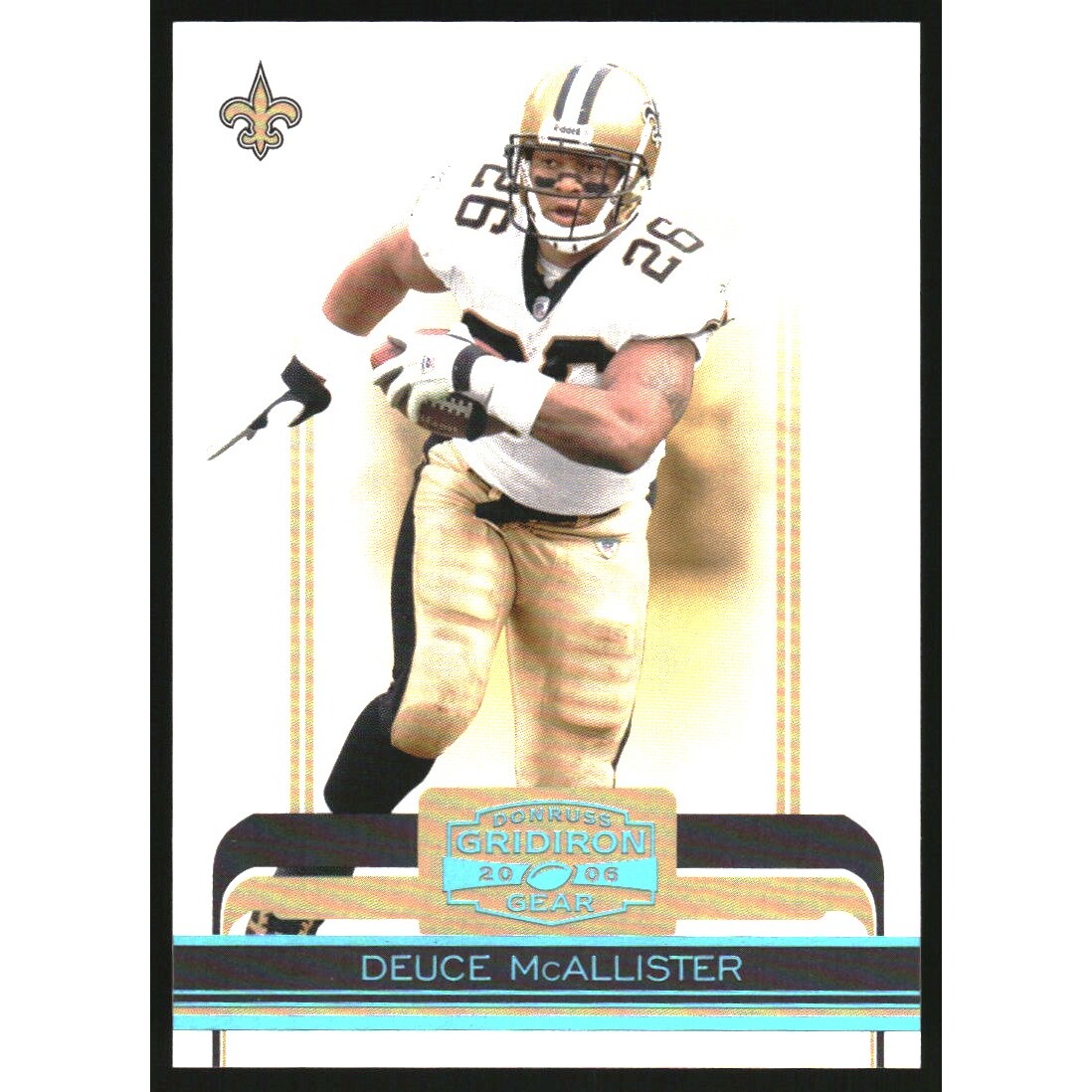 2006 Donruss Gridiron Gear Platinum Holofoil #64 Deuce McAllister