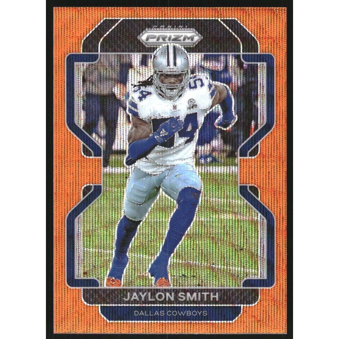 2021 Panini Prizm Prizms Orange Wave #245 Jaylon Smith
