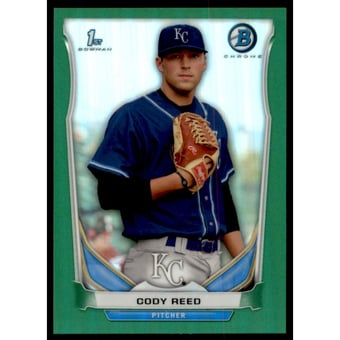 2014 Bowman Chrome Prospects Green Refractors #BCP38 Cody Reed