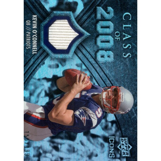 2008 Upper Deck Icons Class of 2008 Jersey Silver #CO35 Kevin O'Connell. rookie card picture
