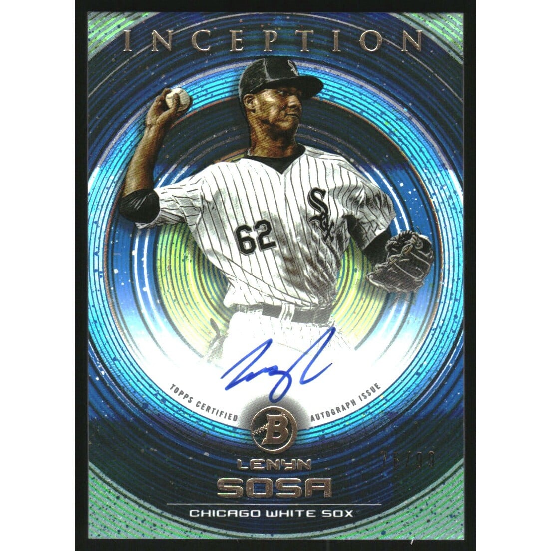 2022 Bowman Inception Autographs Blue #PALS Lenyn Sosa