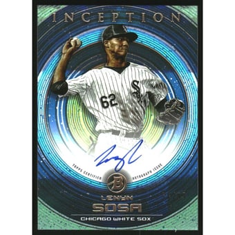 2022 Bowman Inception Autographs Blue #PALS Lenyn Sosa