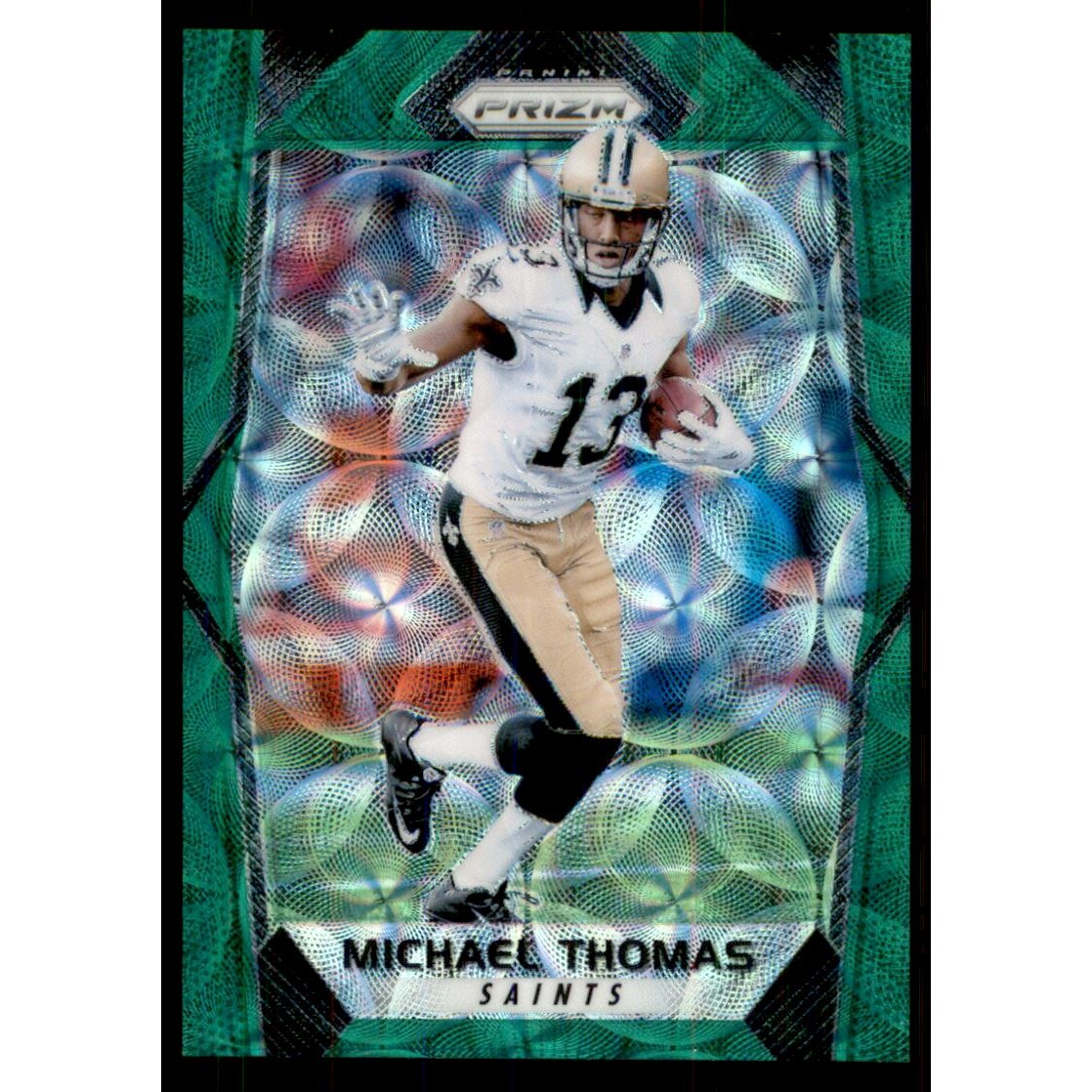2017 Panini Prizm Prizms Green Scope #137 Michael Thomas