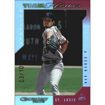 2003 Donruss Team Heroes Stat Line #546 Dan Haren/10