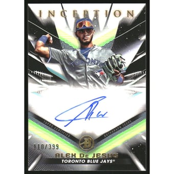 2023 Bowman Inception Autographs #BPAAD Alex De Jesus/399
