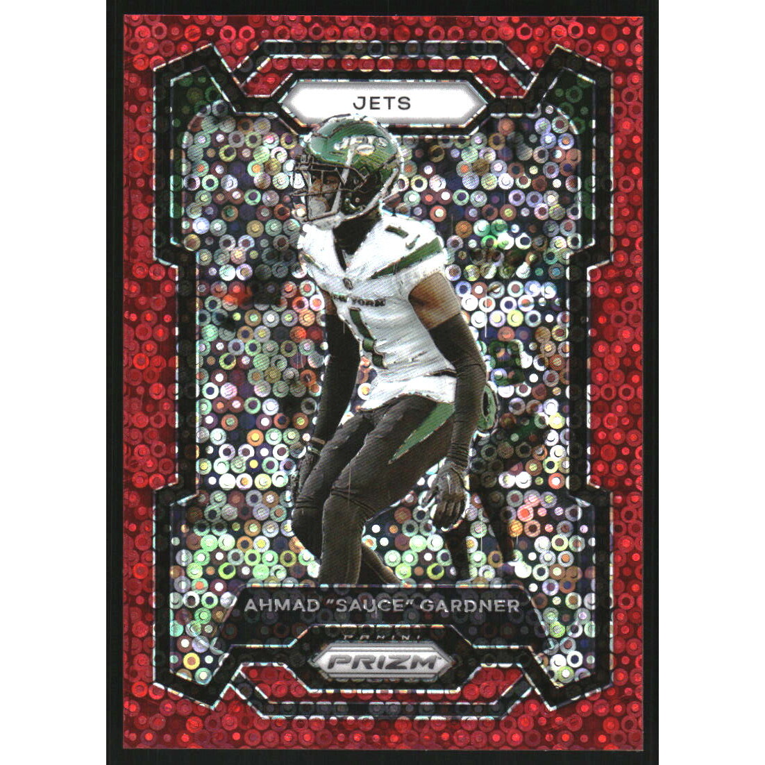 2023 Panini Prizm Prizms No Huddle Red #228 Ahmad Gardner