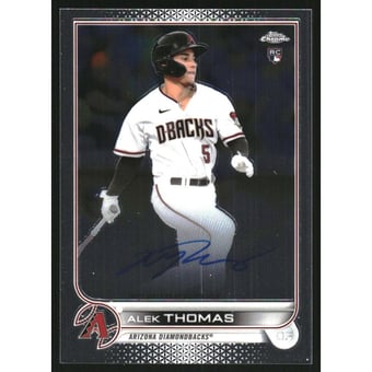 2022 Topps Chrome Rookie Autographs #RAAT Alek Thomas