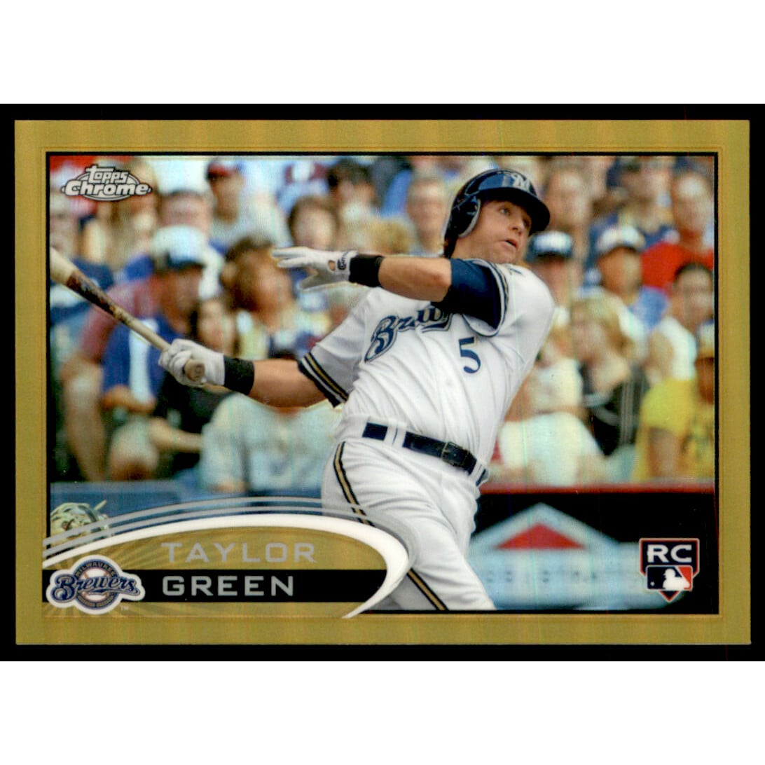 2012 Topps Chrome Gold Refractors #179 Taylor Green. rookie card picture