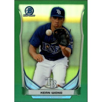 2014 Bowman Chrome Prospects Series 2 Green Refractors #BCP2 Kean Wong