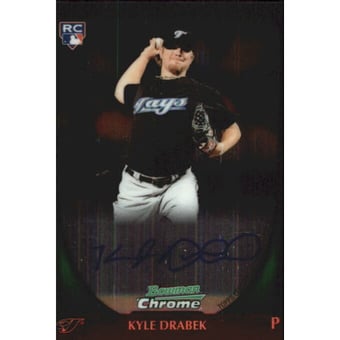 2011 Bowman Chrome Rookie Autographs #201 Kyle Drabek
