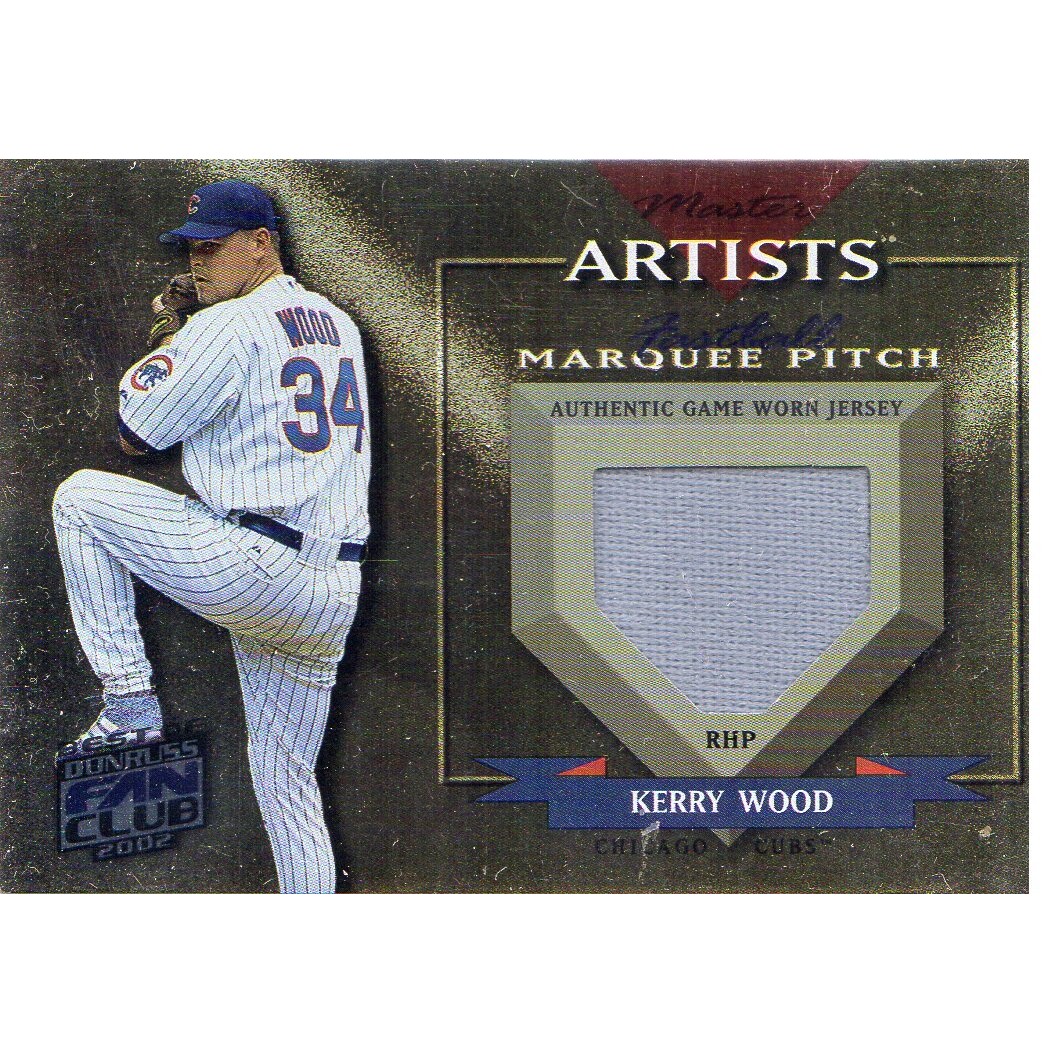 2002 Donruss Best of Fan Club Master Artists Jerseys #A5 Kerry Wood. rookie card picture