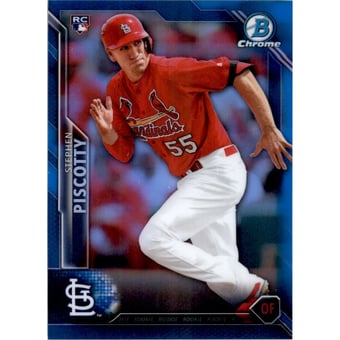 2016 Bowman Chrome Blue Refractors #48 Stephen Piscotty