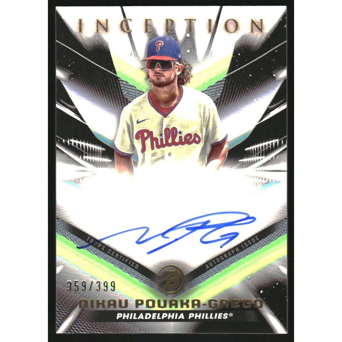 2023 Bowman Inception Autographs #BPANP Nikau Pouaka-Grego/399
