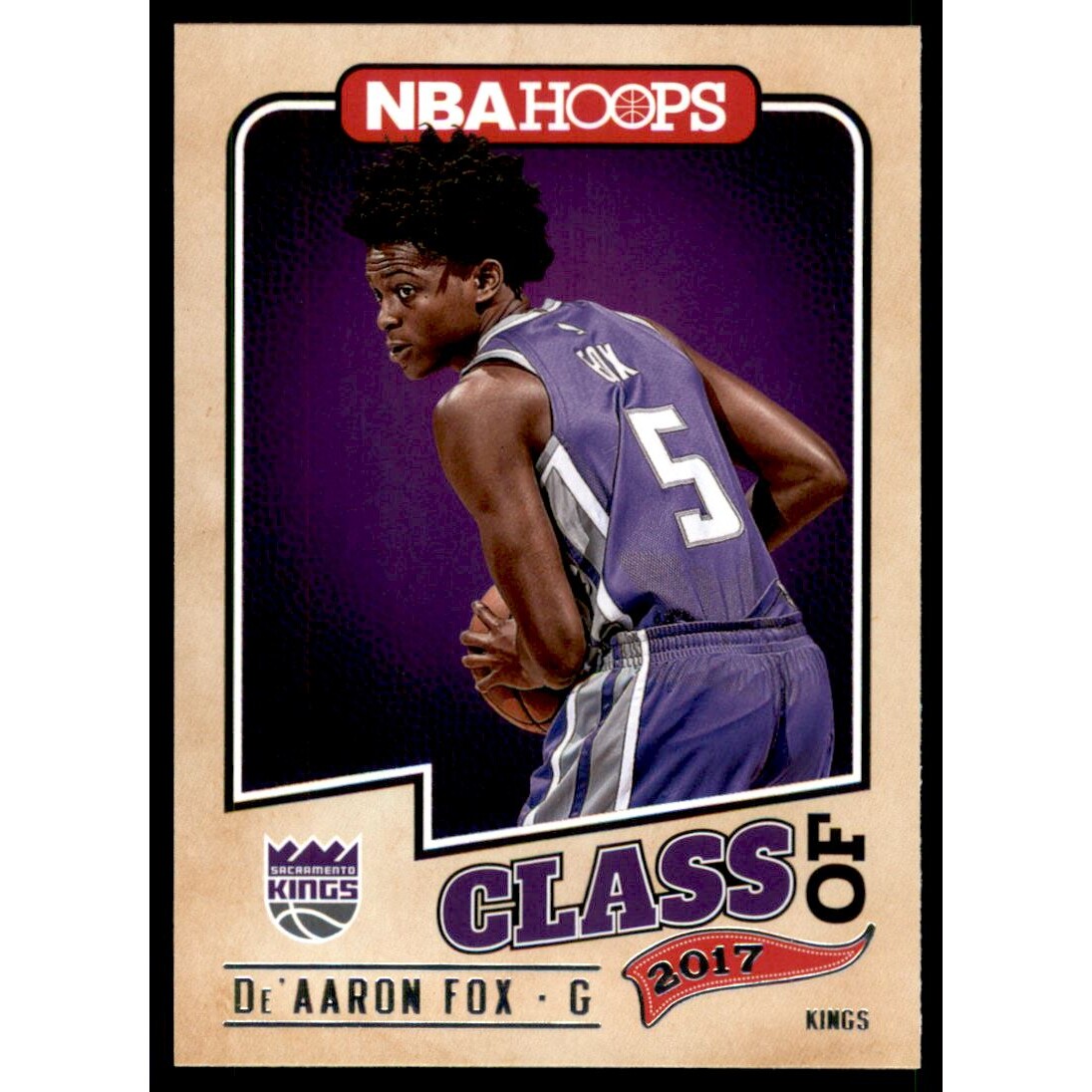 2017-18 Hoops Class of 2017 #5 De'Aaron Fox