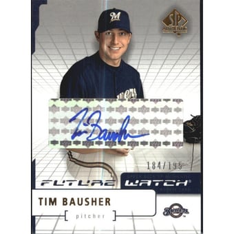 2004 SP Authentic Future Watch Autograph 195 #130 Tim Bausher FW