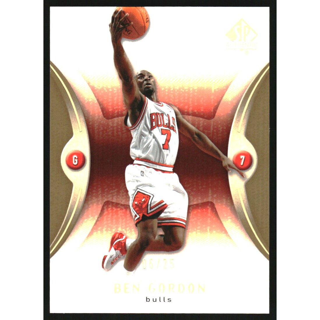 2006-07 SP Authentic Gold #11 Ben Gordon