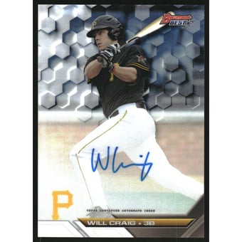2016 Bowman's Best Best of '16 Autographs Refractors #B16WC Will Craig