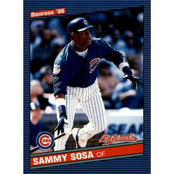 2002 Donruss Originals Aqueous #281 Sammy Sosa 86
