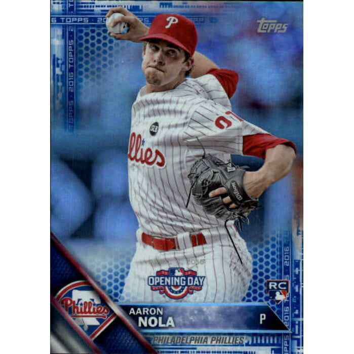2016 Topps Opening Day Blue Foil #OD70 Aaron Nola