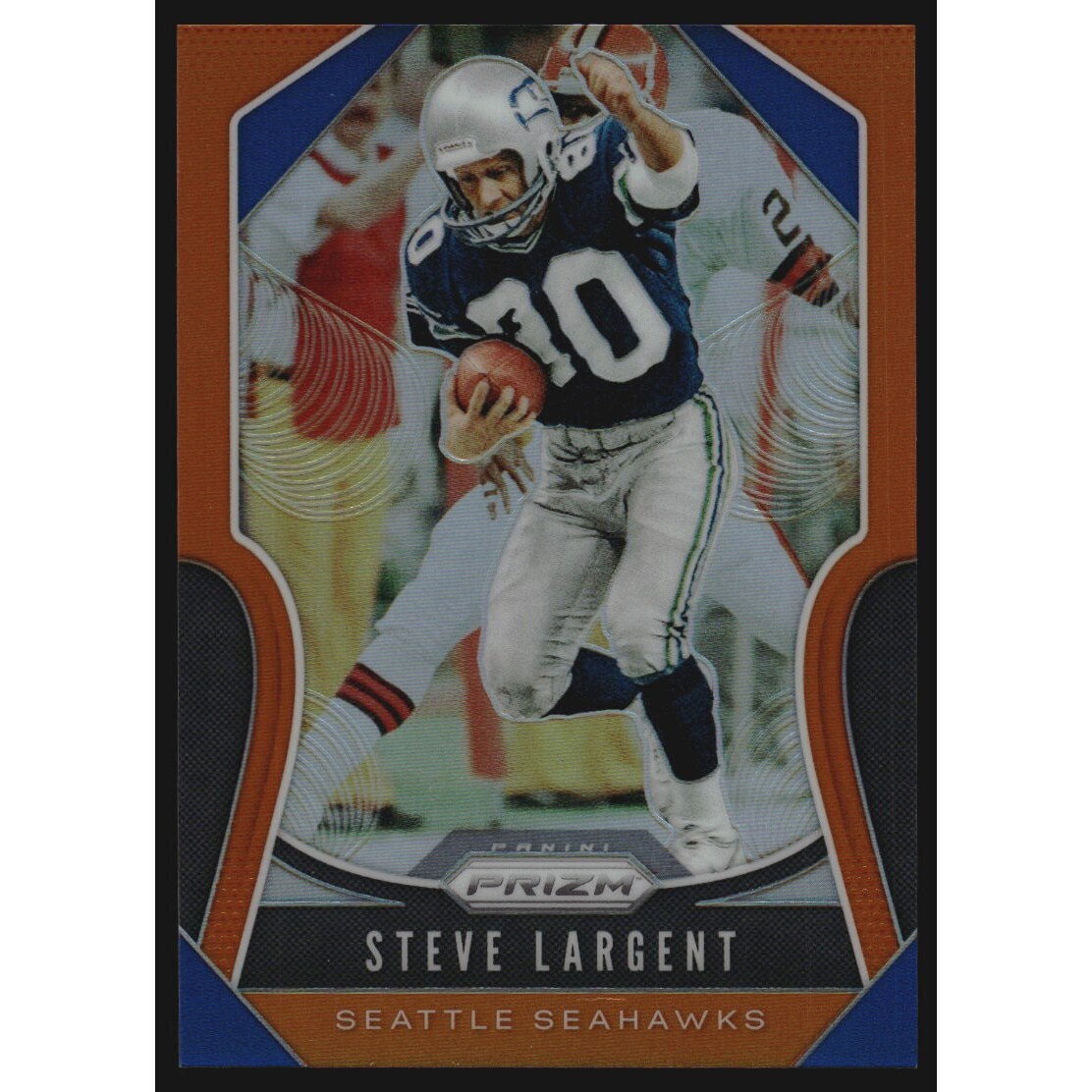 2019 Panini Prizm Prizms Orange #284 Steve Largent