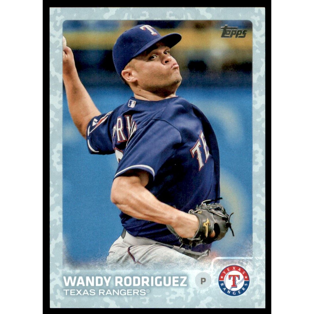 2015 Topps Update Snow Camo #US197 Wandy Rodriguez. rookie card picture