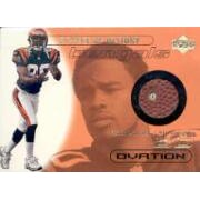 2000 Upper Deck Ovation A Piece of History #PWB Peter Warrick