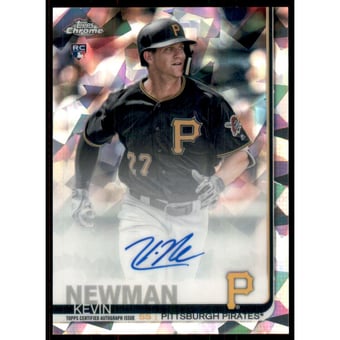 2019 Topps Chrome Sapphire Rookie Autographs #CSAKN Kevin Newman