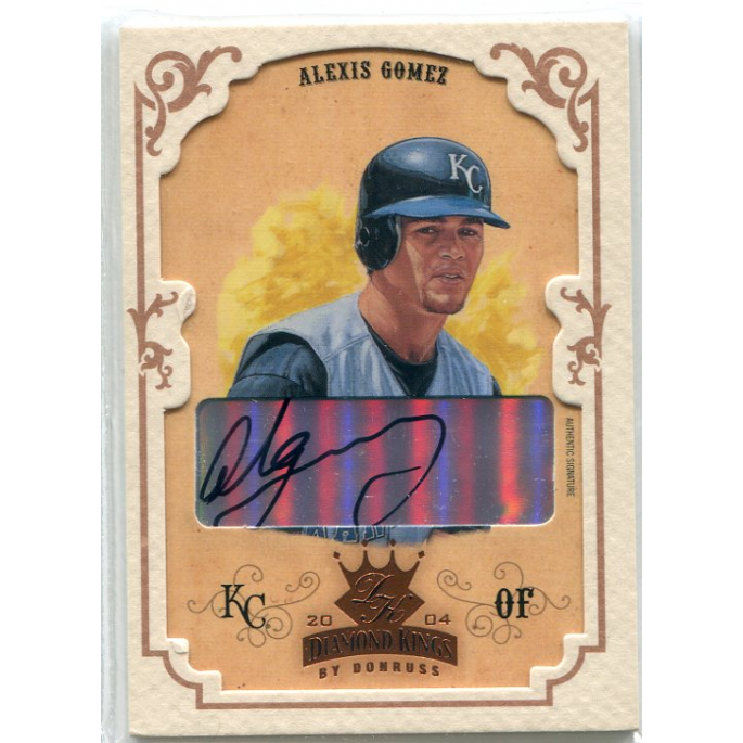 2004 Diamond Kings DK Signatures Framed Bronze #96 Alexis Gomez/50 2004 Diamond Kings DK Signatures Framed Bronze #96 Alexis Gomez/50