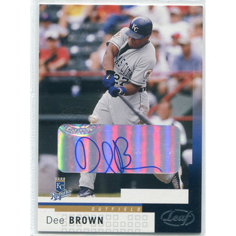 2004 Leaf Autographs #41 Dee Brown