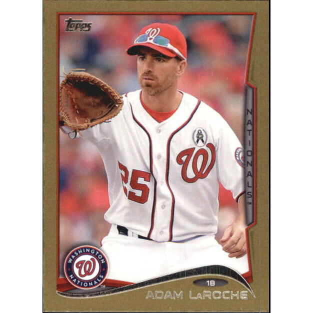 2014 Topps Mini Gold #189 Adam LaRoche. rookie card picture