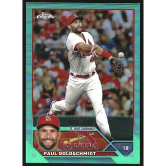 2023 Topps Chrome Aqua Refractors #220 Paul Goldschmidt