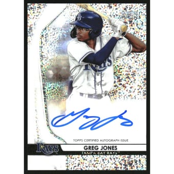2020 Bowman Sterling Prospect Autographs Speckle Refractors #BSPAGJ Greg Jones