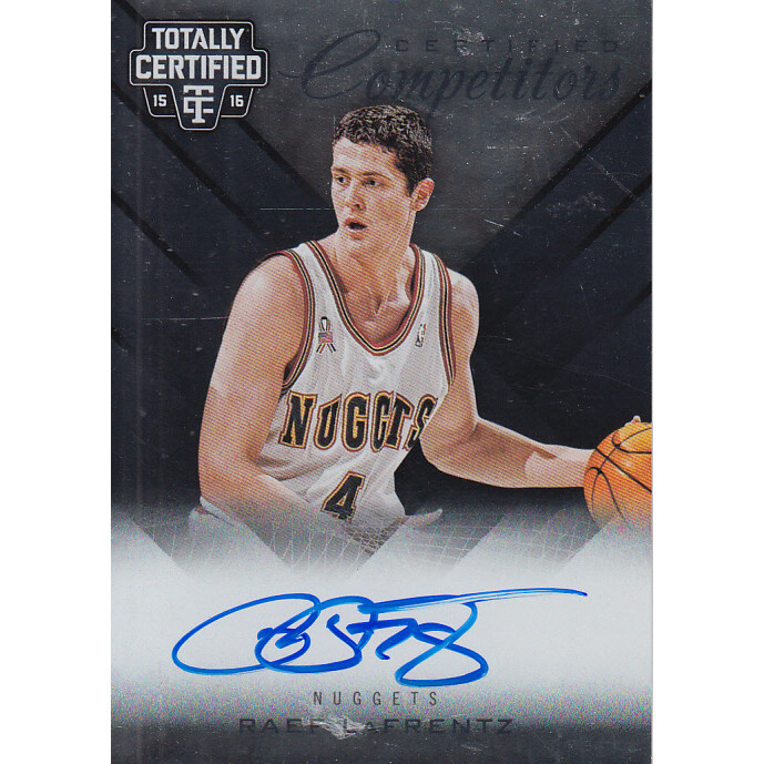 2015-16 Totally Certified Competitor Autographs #CCARL Raef LaFrentz/99