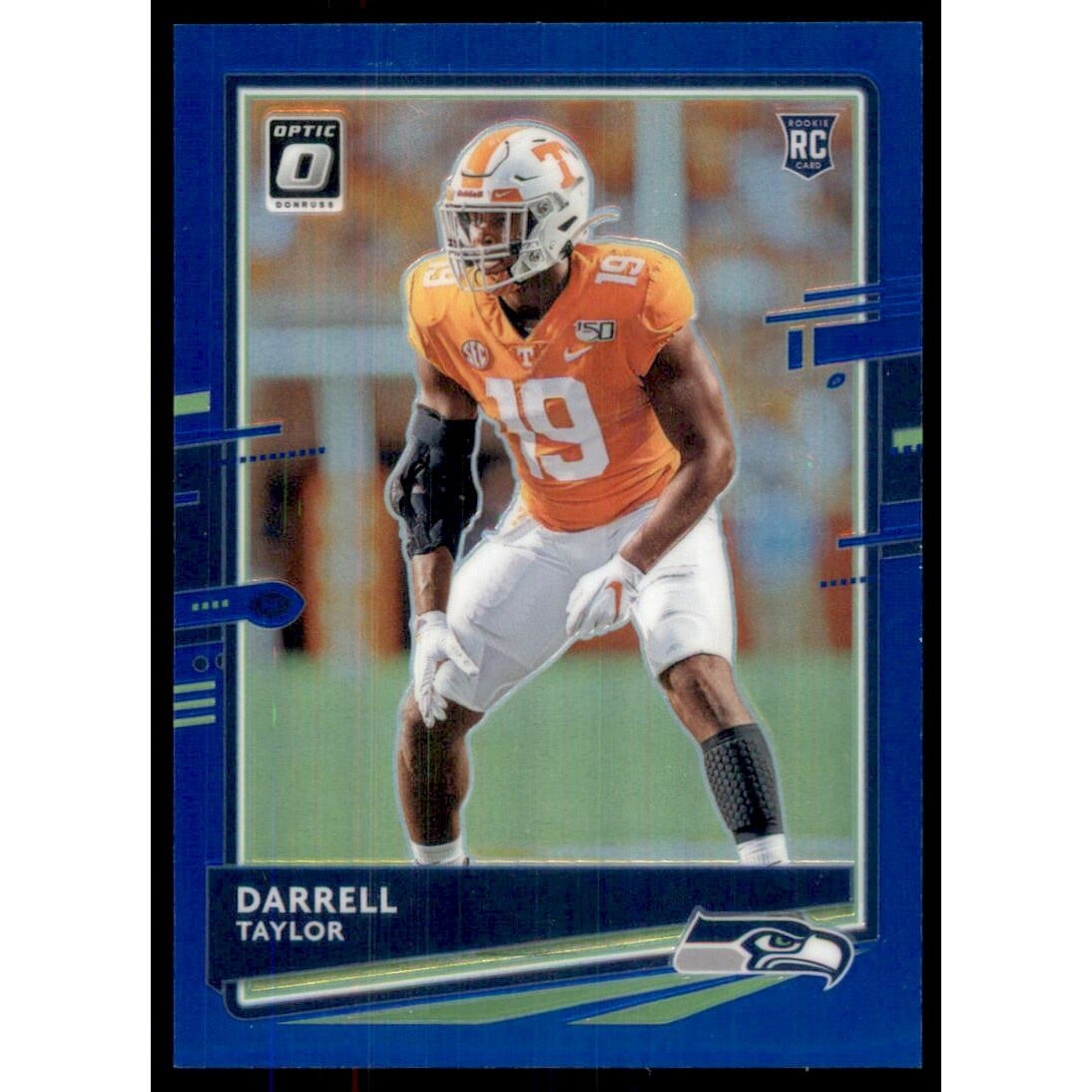 2020 Donruss Optic Preview Blue #P286 Darrell Taylor. rookie card picture