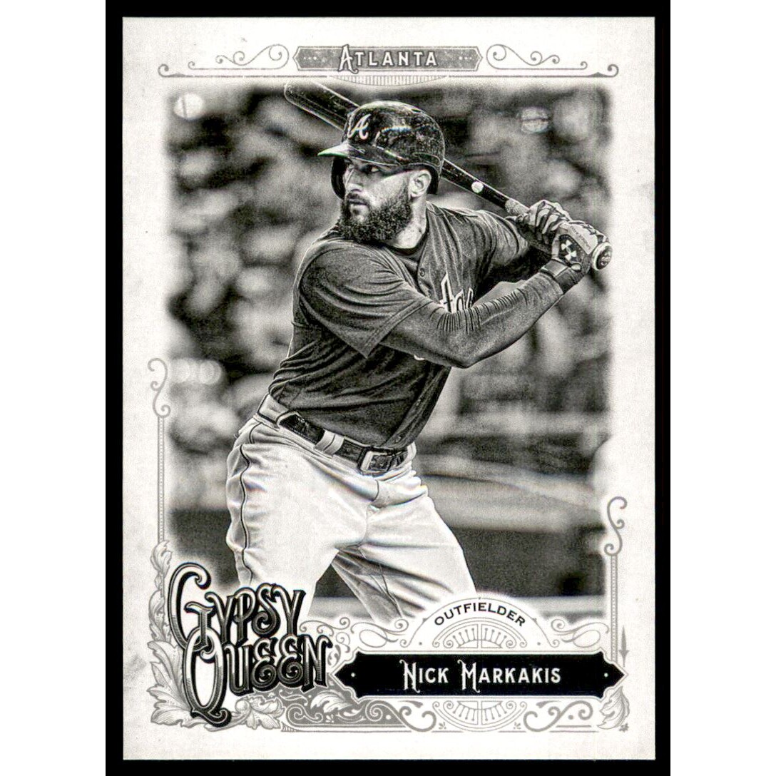 2017 Topps Gypsy Queen Black and White #236 Nick Markakis