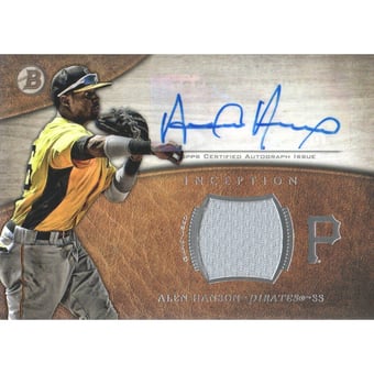 2014 Bowman Inception Relic Autographs #ARAH Alen Hanson