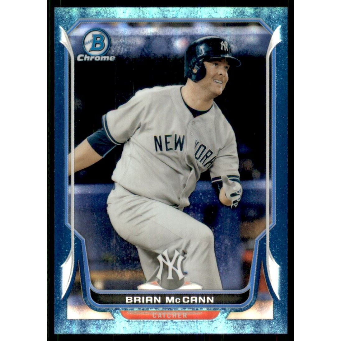 2014 Bowman Chrome Bubble Refractors #141 Brian McCann