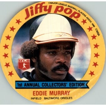 1986 MSA Jiffy Pop Discs #10 Eddie Murray