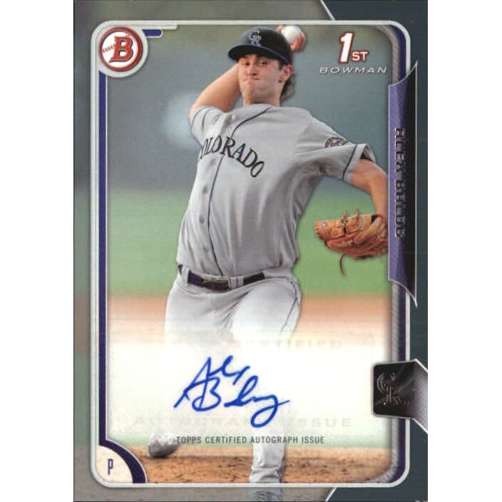2015 Bowman Prospects Autographs Silver #PAAB Alex Balog