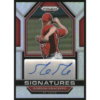 2023 Panini Prizm Signatures Prizms Silver #78 Gordon Graceffo