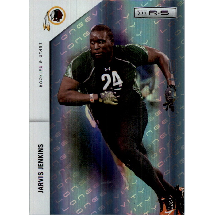 2011 Rookies and Stars Longevity Parallel Platinum #197 Jarvis Jenkins