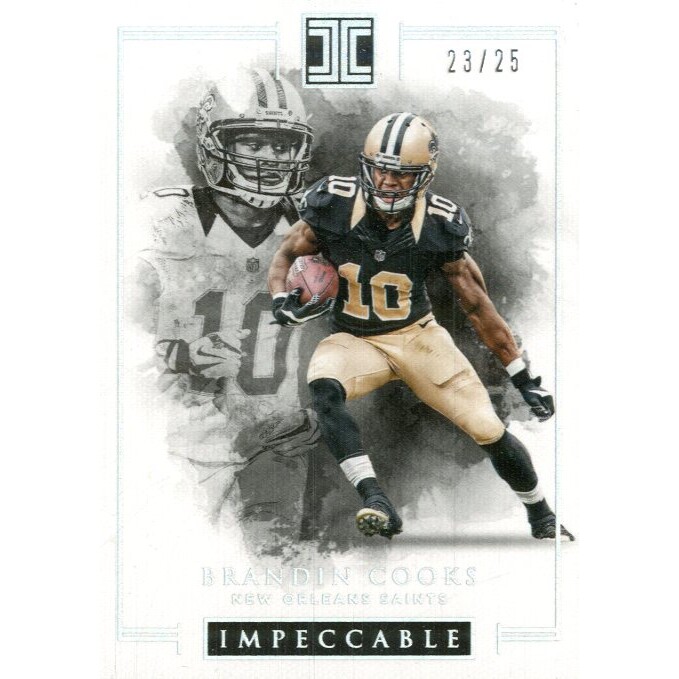2016 Panini Impeccable Silver #79 Brandin Cooks
