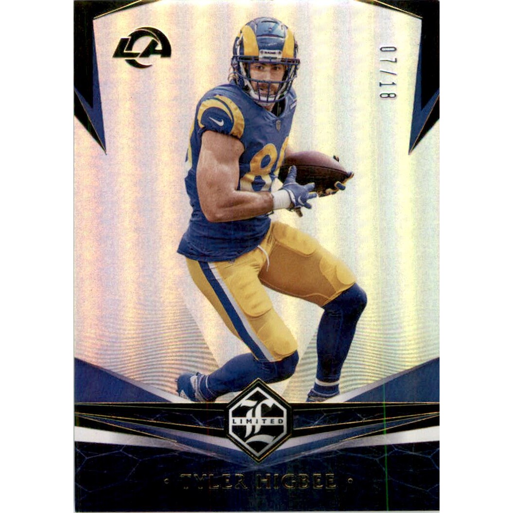 2020 Limited Holographic Spotlight #83 Tyler Higbee