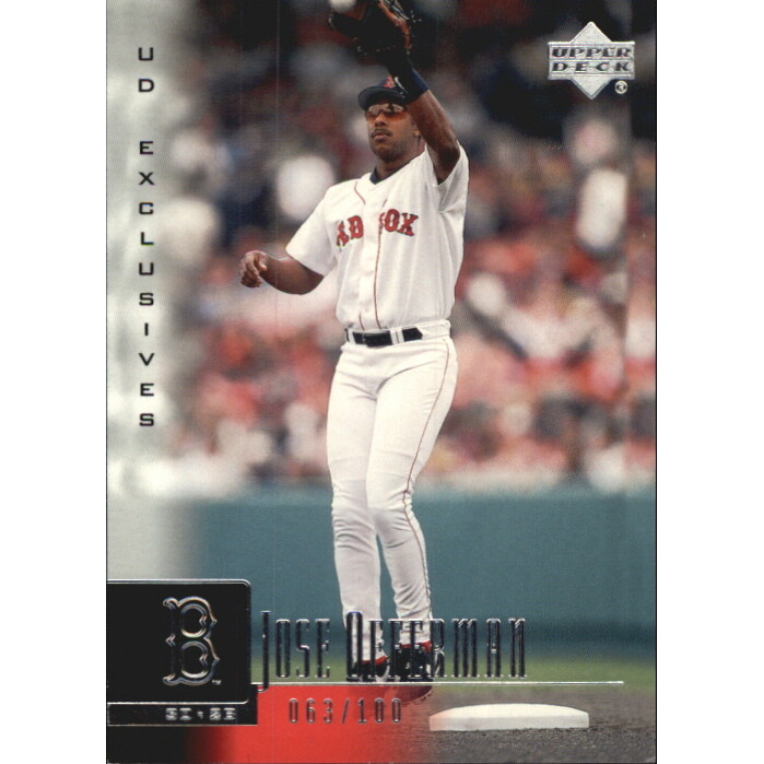 2001 Upper Deck Exclusives Silver #110 Jose Offerman. rookie card picture