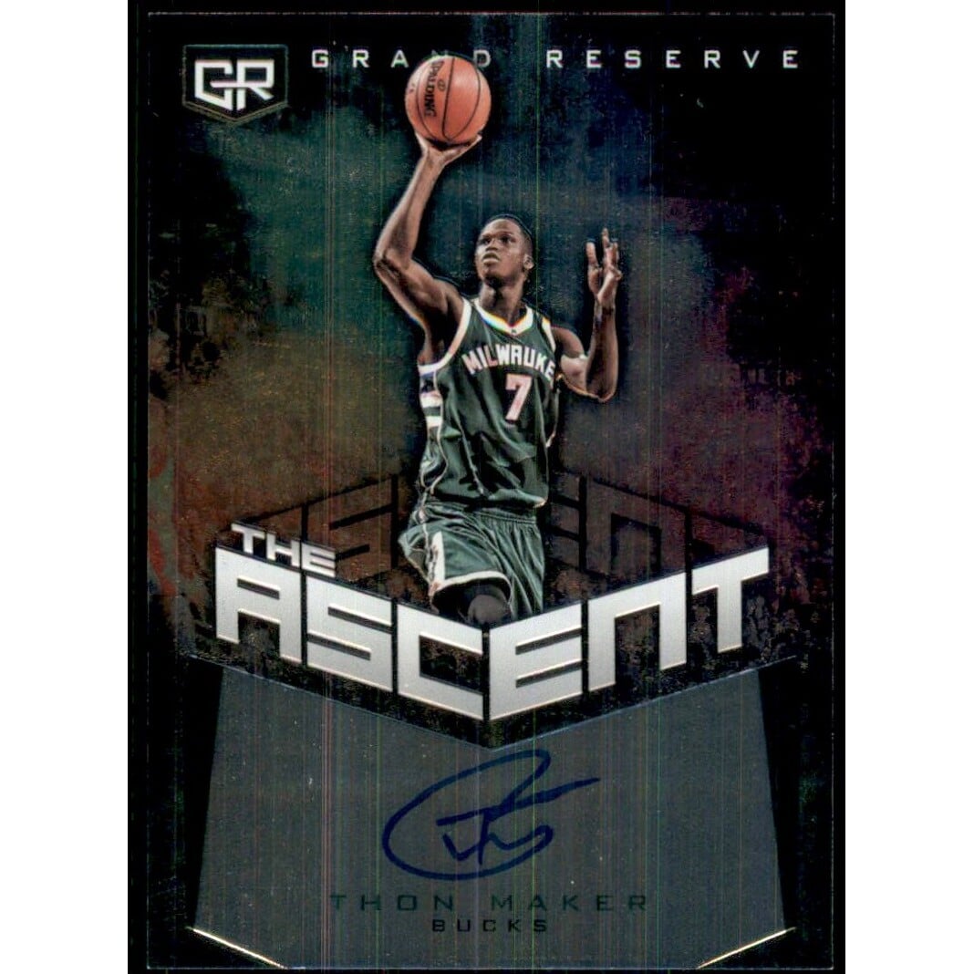 2016-17 Panini Grand Reserve The Ascent Autographs #47 Thon Maker/75. rookie card picture