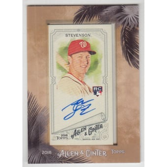 2018 Topps Allen and Ginter Framed Mini Autographs #MAAS Andrew Stevenson
