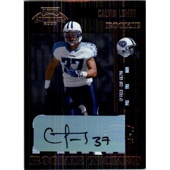 2006 Playoff Contenders #185 Calvin Lowry AU RC