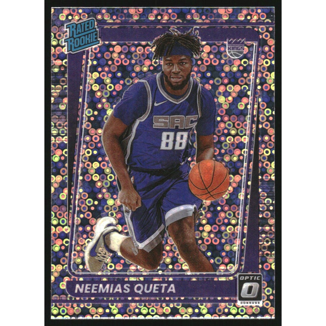 2021-22 Donruss Optic Fast Break Holo #156 Neemias Queta